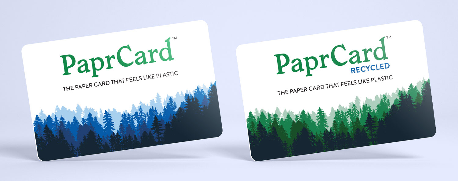 PaprCard and paprcard recycled paper gift cards